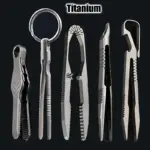 *פינצטה טיטניום רב שימושית TC4 + פותחן בקבוקים – כלי EDC חובה!* 🔧