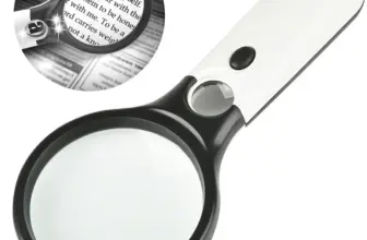 *🔍 זכוכית מגדלת מקצועית X45 עם 3 נורות LED מובנות*