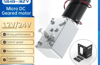 *מנוע גיר DC מקצועי 12V/24V עם בקרת מהירות מדויקת* 🔧🔌