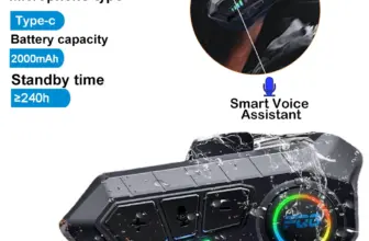 *אוזניות בלוטות' 5.3 לקסדת אופנוע – הנדספרי איכותי ועמיד במים* 🏍️🎧