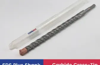 *מקדח אבנים מקצועי SDS Plus – 340-350 מ"מ עם ראש קרביד* 🔨