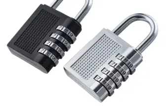 *מנעול קומבינציה 4 ספרות – עמיד במזג אוויר לאבטחה מקסימלית* 🔒