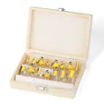 *סט 15 ביטים מקצועי לפרזול עץ – 1/4 ו-1/2 אינץ'* 🪵🔧