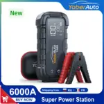 *התנע קפיצי 6000A עם מטען PD 45W – פתרון חירום מושלם לרכב!* 🚗⚡