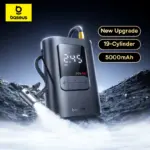 *משאבת אוויר אלחוטית לרכב Baseus – מסך דיגיטלי מואר!* 🚗💨