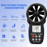 *מד רוח דיגיטלי HP-866B עם מסך LCD מואר* 🌪️💨