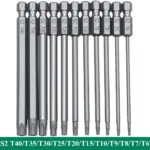 *סט מברגי ביטים מגנטיים TORX – 11 חלקים מפלדת S2!* 🔧