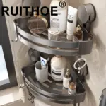 *מדף מקלחת בשני צבעים לאחסון מוצרי רחצה* 🚿