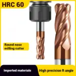 *קצה פרזול רדיוס פינה R Bullnose – קרביד טונגסטן מקצועי 🔧*