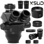 *🔬 מיקרוסקופ סטריאו מקצועי KSLID להגדלה רציפה 7-50X – מושלם לתיקון סלולר ואלקטרוניקה!*