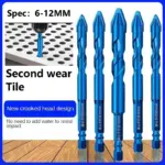 *מקדח אקסצנטרי מקצועי לזכוכית, קרמיקה ואריחים 6-12 מ"מ* 🔨💎