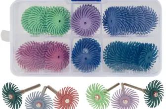 *סט דיסקים מקצועי למיני משחזת דרמל – 1 אינץ'* 🔧