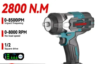 *מפתח אימפקט חשמלי אלחוטי 1/2 אינץ' – 2800N.M כוח מטורף!* 🔧⚡