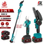 *מסור חשמלי טלסקופי 3 ב-1 ללא פחמים 3500W – לגזום ענפים גבוהים ללא סולם!* 🌳✂️