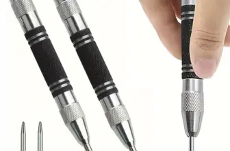 *מחורר אוטומטי מקצועי לעץ ומתכת – סימון חורים מדויק בלחיצה!* 🔧