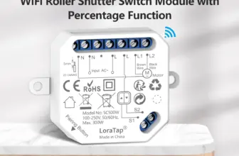 *מתג חכם WiFi לתריסים ווילונות LoraTap Tuya – החידוש האחרון!* 🏆