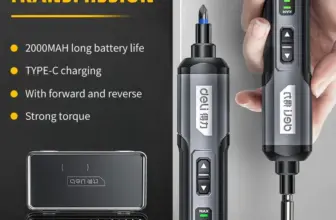 *מברגה חשמלית נטענת USB עם סט כלים מקצועי* 🔧