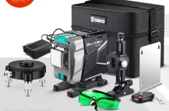 *פלס לייזר DEKO 3D ירוק – 12 קווים מקצועי למדידה מושלמת* 🔧