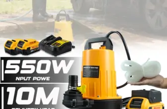 *משאבת מים חשמלית אלחוטית 550W – מקצועית ללא מברשות* 💧⚡