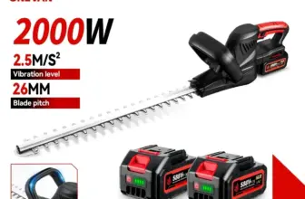 *מסיר גדר חי חשמלי אלחוטי 2000W – גוזם מקצועי לגינה*