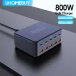 *מטען USB-C GaN חכם 800W עם 100W PD – מהפך בעולם הטעינה!* 🔌⚡