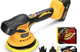 *מכונת ליטוש חשמלית אלחוטית MELLWIN – 6000 סל"ד עם תצוגה דיגיטלית* 🚗✨