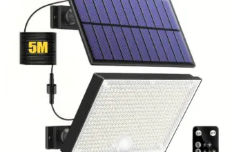 *תאורת LED סולארית חכמה – 400 נורות עם חיישן תנועה* 🌞💡