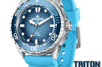*שעון צלילה NORTH EDGE TRITON מופעל סולארית – בלעדי!* ⌚🌊