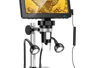 *מיקרוסקופ דיגיטלי USB – הגדלה X1200 עם 10 נורות LED* 🔬