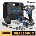*מברגה אלחוטית DEKO Brushless 20V – הדור החדש* 🔥🔧