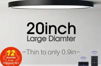 *תאורת תקרה LED חכמה 20 אינץ' – דקה במיוחד! 💡*