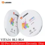 # בלוקי זירקוניה LODDEN 3D Pro מולטילייר – המוצר שמשנה את חוק המשחק במעבדות שיניים!