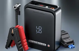 *מטען חירום לרכב Baseus 2 ב-1 עם משאבת אוויר מובנית* 🚗🔋