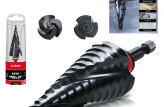 *מקדח מדורג מקצועי לברזל ומתכת – 15 שלבים 4-32 מ"מ* 🔩