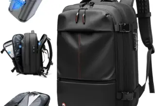 *תיק גב ללפטופ עד 17 אינץ' עם טכנולוגית דחיסת ואקום מבית Travel Men* 🎒💼