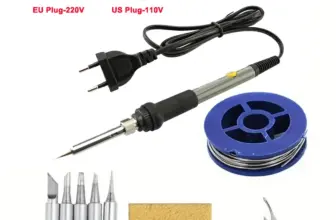 *מלחם חשמלי מקצועי 60W עם בקרת טמפרטורה מתכווננת* 🔧