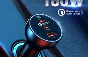 *מטען מהיר לרכב Baseus 160W – להטעין את כל המכשירים שלך בנסיעה!* 🚗⚡