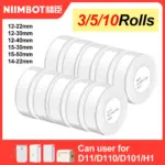 *נייר מדבקות תרמי NiiMBOT D101/D11/D110 – אריזת חיסכון!* 🏷️📝