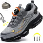 *נעלי עבודה בטיחותיות בלתי ניתנות להריסה – פלדה בקצה ועמידות החלקה* 👷‍♂️👟