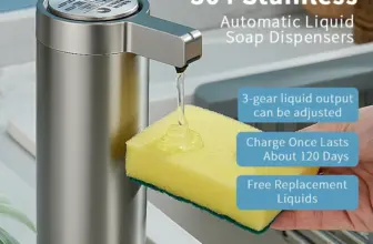 *מכשיר סבון אוטומטי מנירוסטה 304 לשימוש במטבח ובשירותים* 🧼✨