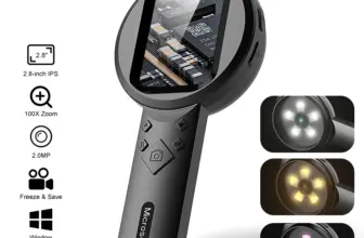 *מיקרוסקופ דיגיטלי נייד 100X עם מסך 2.8 אינץ' – HD 1080P* 🔬