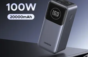 *UGREEN Nexode Mini – סוללת גיבוי ניידת רב-עוצמה 100W*