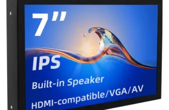 *מסך LCD נייד 7 אינץ' לעבודה ונוחות מקסימלית* 🖥️