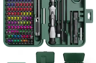 *סט מברגים מקצועי 132 חלקים + קופסת אחסון מגנטית* 🔧