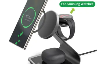 *תחנת טעינה מגנטית אלחוטית 3 ב-1 לסמסונג*