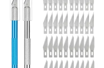 *ערכת סכינים מקצועית לתיקונים מדויקים + 40 להבים!* 🔪✨