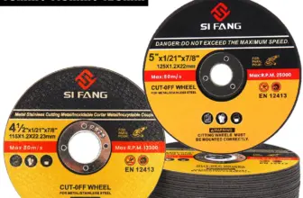 *סט 5 דיסקים לחיתוך מתכת ועץ למשחזת זווית – 75/115/125 מ"מ* 🔥