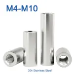 *פין חיבור נירוסטה 304 עם הברגה פנימית – כל המידות במקום אחד! 🔩*