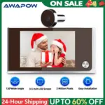*🚪 עינית דיגיטלית חכמה עם מסך 3.5 אינץ' – Awapow*