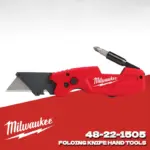 *סכין שירות מתקפל MILWAUKEE 6 ב-1 עם מחזיק ביטים* 🔧